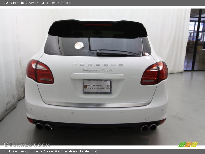 White / Black 2013 Porsche Cayenne Turbo