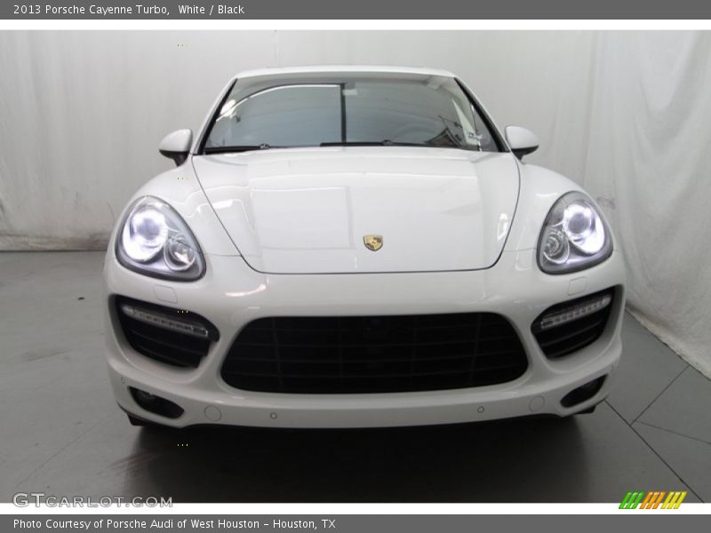 White / Black 2013 Porsche Cayenne Turbo