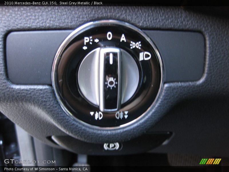 Steel Grey Metallic / Black 2010 Mercedes-Benz GLK 350