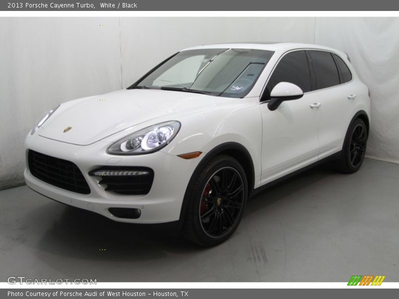 White / Black 2013 Porsche Cayenne Turbo