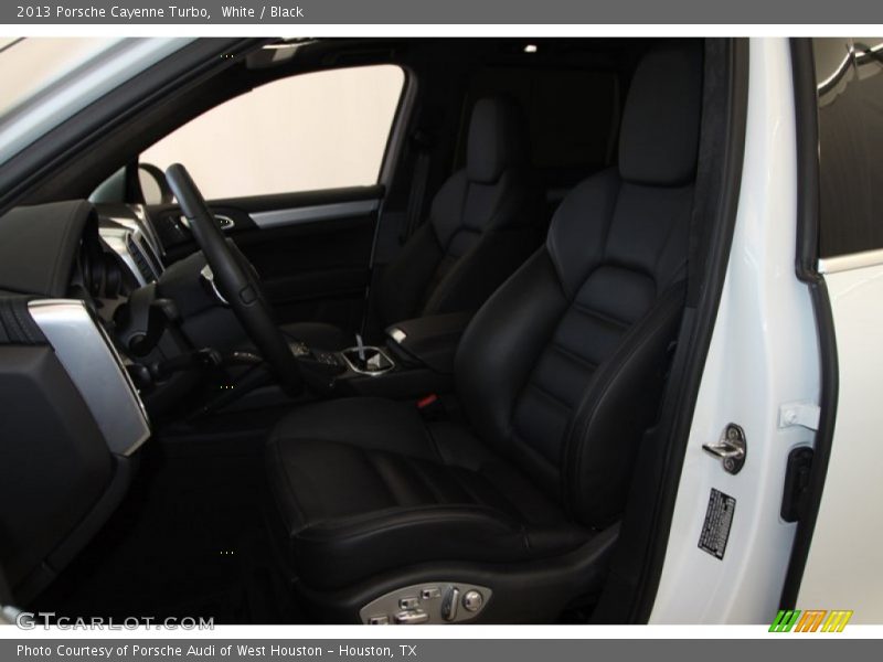 White / Black 2013 Porsche Cayenne Turbo