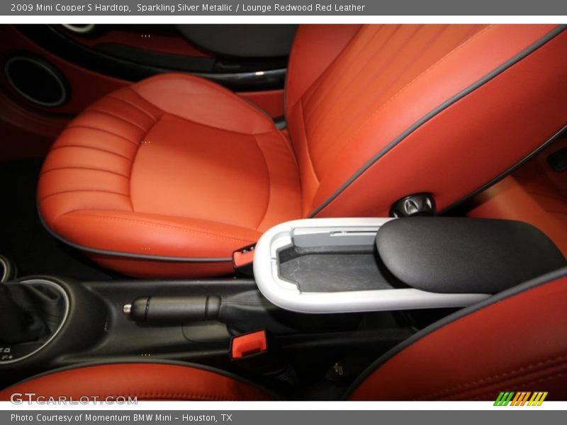 Sparkling Silver Metallic / Lounge Redwood Red Leather 2009 Mini Cooper S Hardtop
