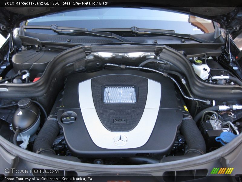 Steel Grey Metallic / Black 2010 Mercedes-Benz GLK 350