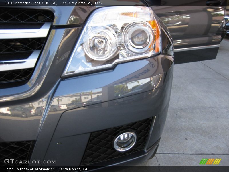 Steel Grey Metallic / Black 2010 Mercedes-Benz GLK 350