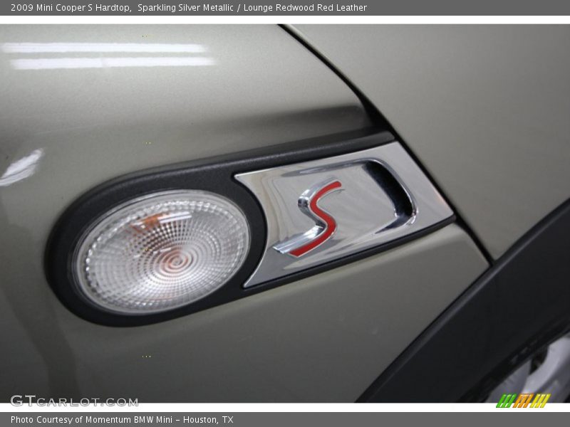 Sparkling Silver Metallic / Lounge Redwood Red Leather 2009 Mini Cooper S Hardtop