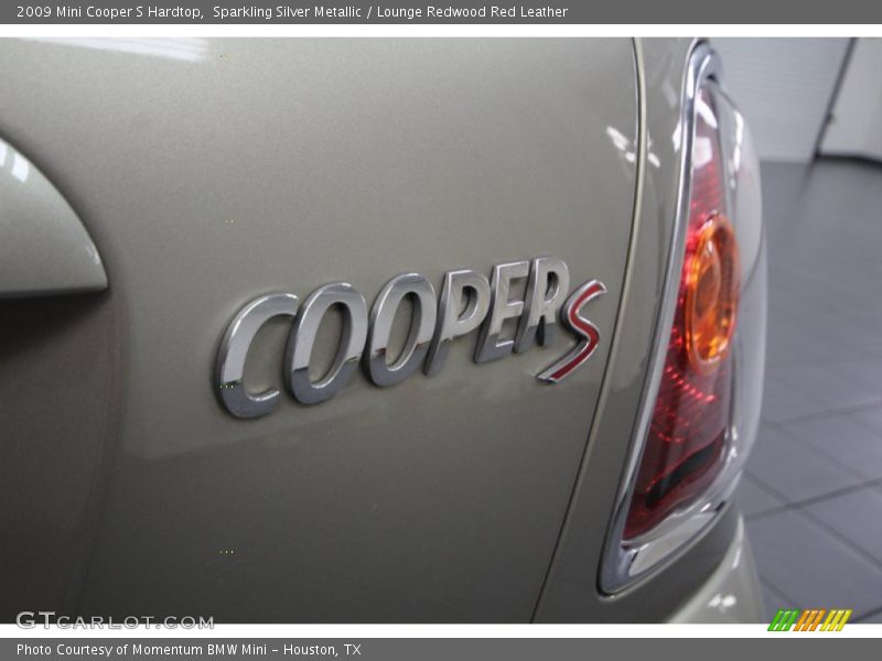 Sparkling Silver Metallic / Lounge Redwood Red Leather 2009 Mini Cooper S Hardtop