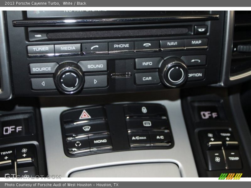 White / Black 2013 Porsche Cayenne Turbo