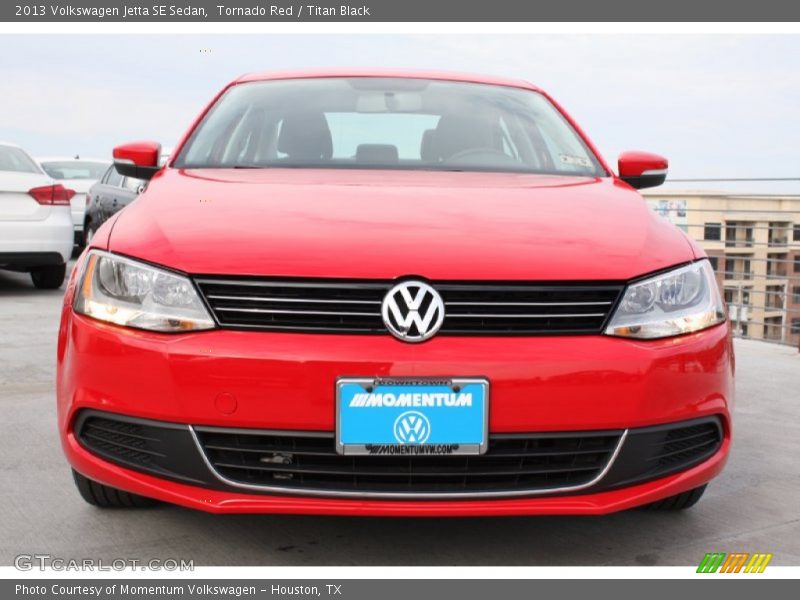 Tornado Red / Titan Black 2013 Volkswagen Jetta SE Sedan