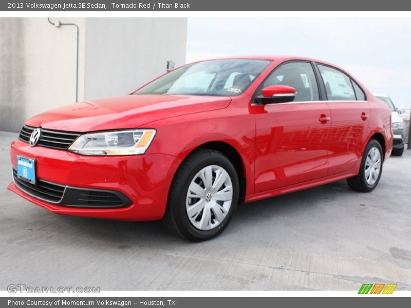 Tornado Red / Titan Black 2013 Volkswagen Jetta SE Sedan