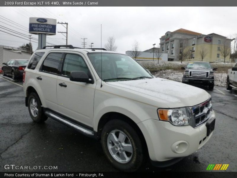 White Suede / Camel 2009 Ford Escape XLT V6 4WD