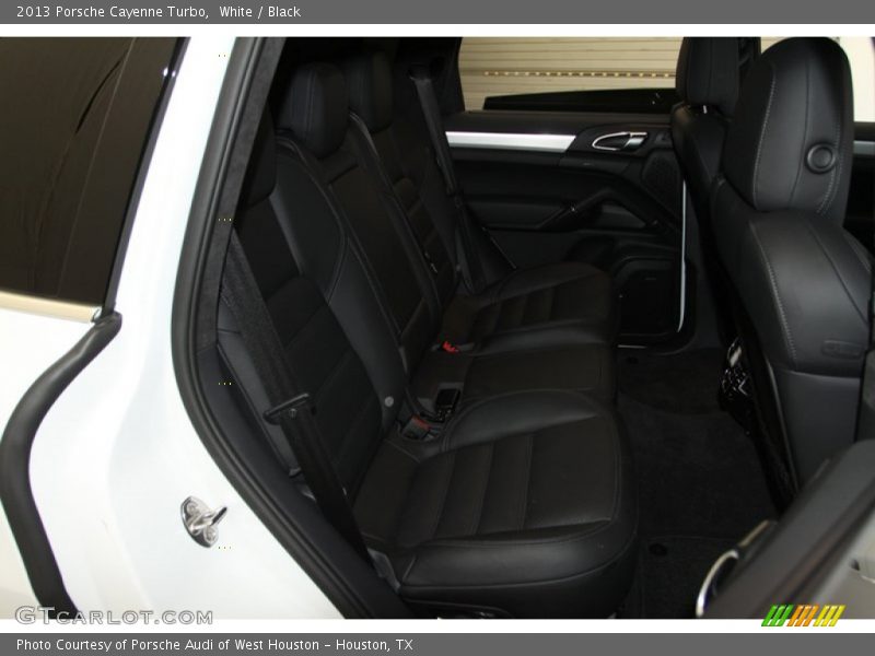 White / Black 2013 Porsche Cayenne Turbo