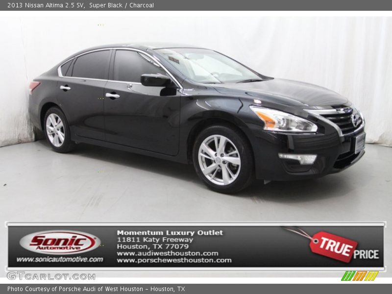 Super Black / Charcoal 2013 Nissan Altima 2.5 SV