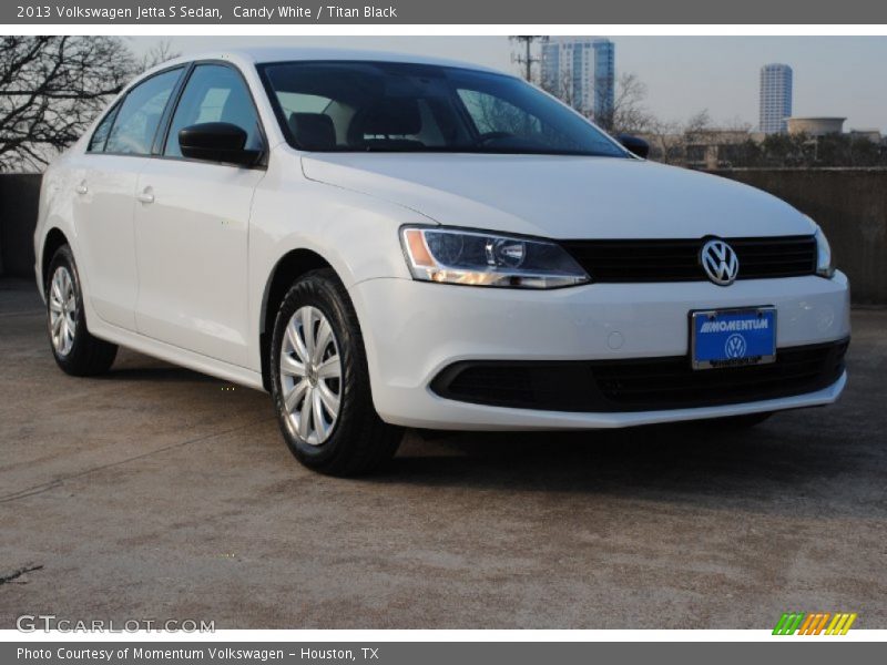 Candy White / Titan Black 2013 Volkswagen Jetta S Sedan