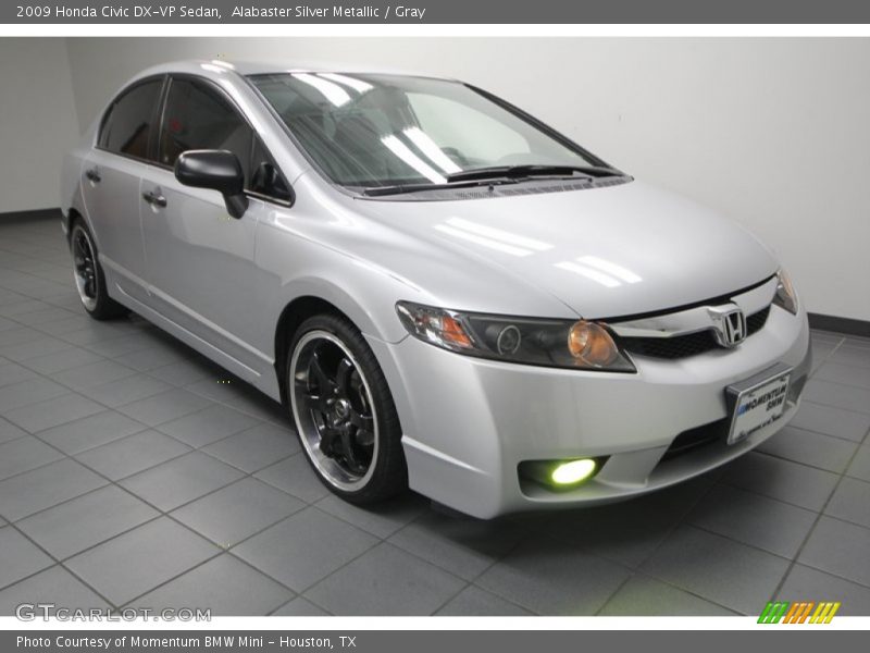 Alabaster Silver Metallic / Gray 2009 Honda Civic DX-VP Sedan
