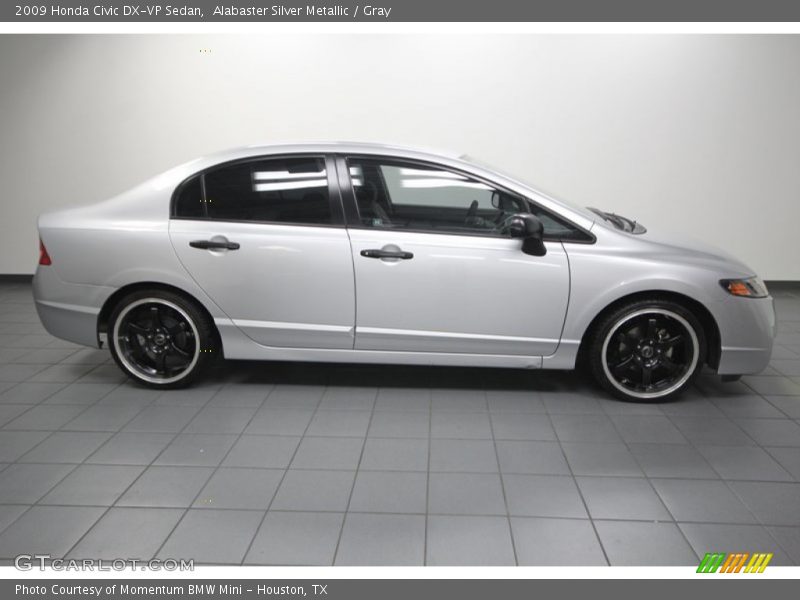 Alabaster Silver Metallic / Gray 2009 Honda Civic DX-VP Sedan