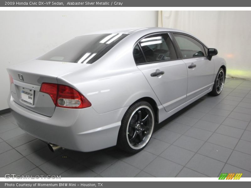 Alabaster Silver Metallic / Gray 2009 Honda Civic DX-VP Sedan