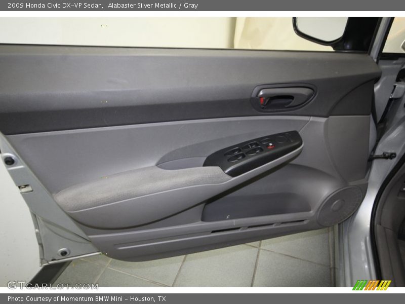Alabaster Silver Metallic / Gray 2009 Honda Civic DX-VP Sedan