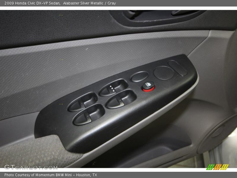 Alabaster Silver Metallic / Gray 2009 Honda Civic DX-VP Sedan