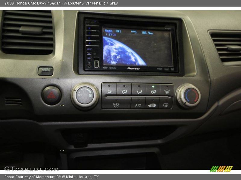 Alabaster Silver Metallic / Gray 2009 Honda Civic DX-VP Sedan