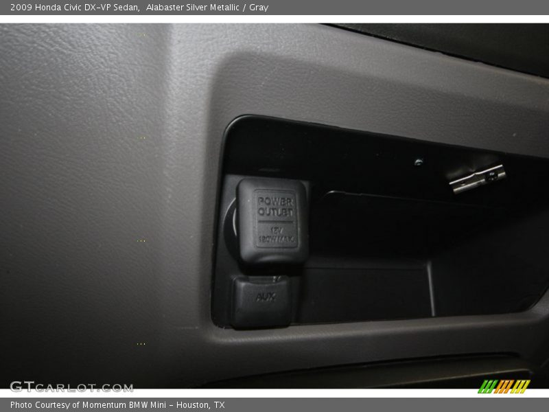 Alabaster Silver Metallic / Gray 2009 Honda Civic DX-VP Sedan