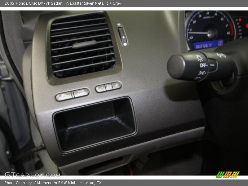 Alabaster Silver Metallic / Gray 2009 Honda Civic DX-VP Sedan