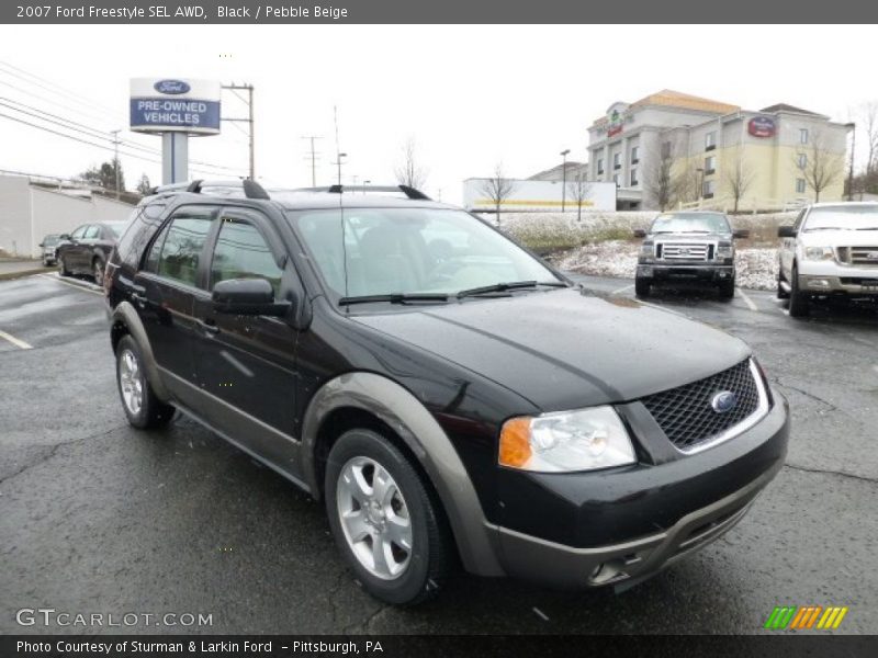 Black / Pebble Beige 2007 Ford Freestyle SEL AWD
