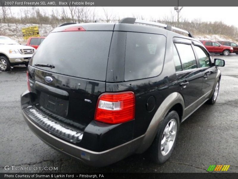 Black / Pebble Beige 2007 Ford Freestyle SEL AWD