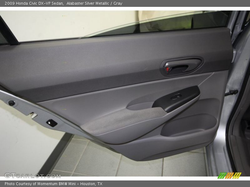 Alabaster Silver Metallic / Gray 2009 Honda Civic DX-VP Sedan