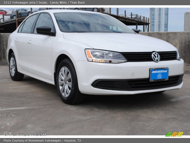 Candy White / Titan Black 2013 Volkswagen Jetta S Sedan