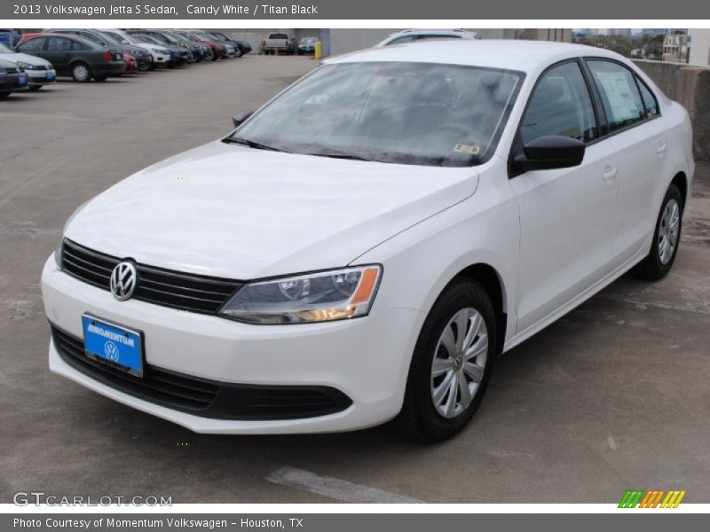 Candy White / Titan Black 2013 Volkswagen Jetta S Sedan