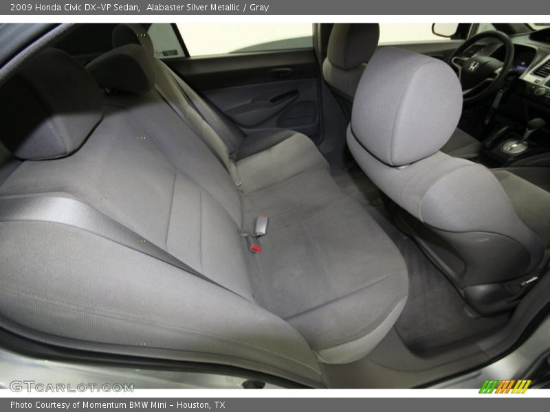 Alabaster Silver Metallic / Gray 2009 Honda Civic DX-VP Sedan