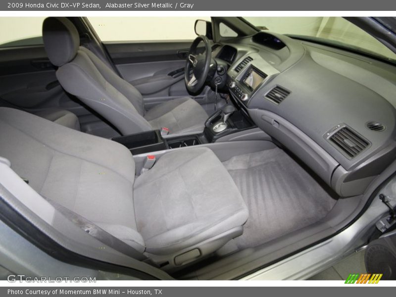 Alabaster Silver Metallic / Gray 2009 Honda Civic DX-VP Sedan