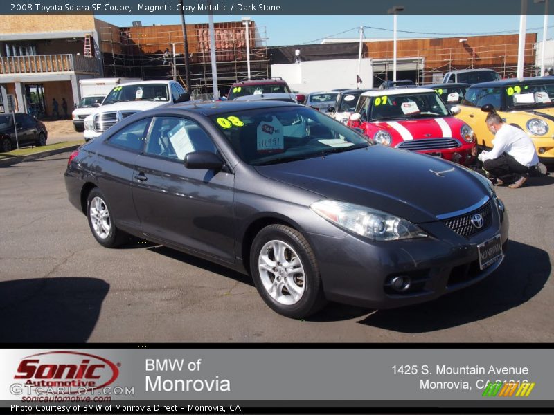 Magnetic Gray Metallic / Dark Stone 2008 Toyota Solara SE Coupe