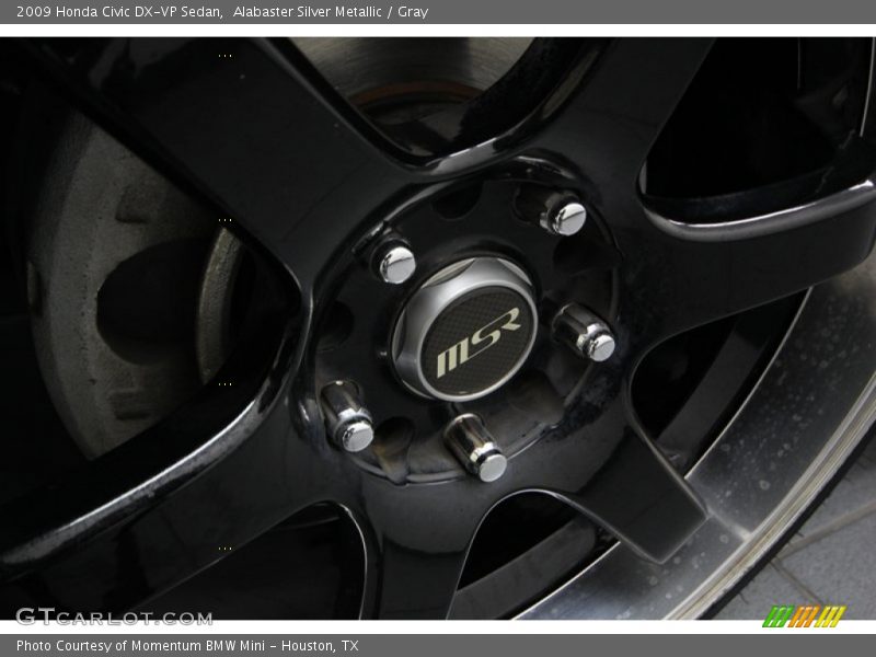 Alabaster Silver Metallic / Gray 2009 Honda Civic DX-VP Sedan