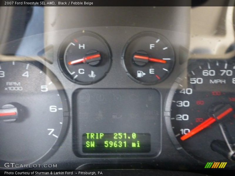 Black / Pebble Beige 2007 Ford Freestyle SEL AWD