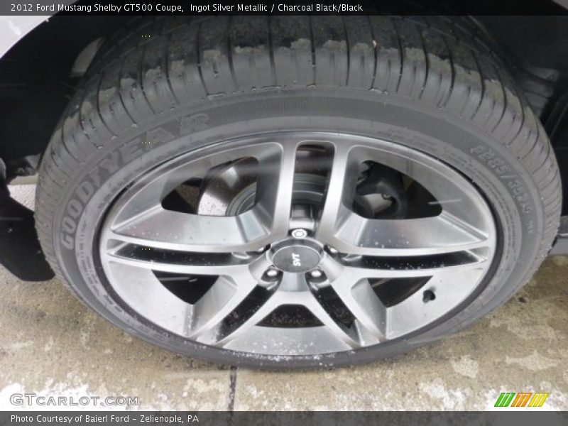 Ingot Silver Metallic / Charcoal Black/Black 2012 Ford Mustang Shelby GT500 Coupe