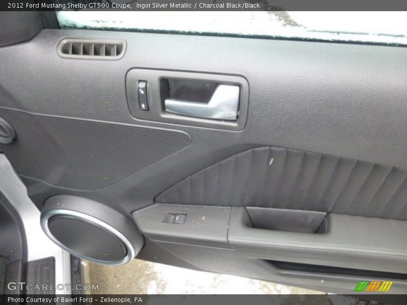 Ingot Silver Metallic / Charcoal Black/Black 2012 Ford Mustang Shelby GT500 Coupe
