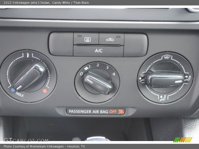 Candy White / Titan Black 2013 Volkswagen Jetta S Sedan