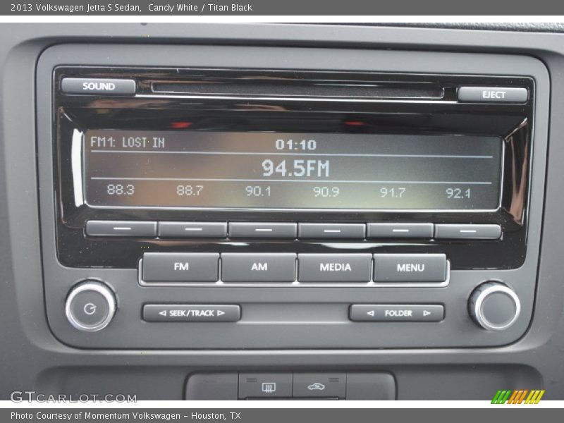 Candy White / Titan Black 2013 Volkswagen Jetta S Sedan