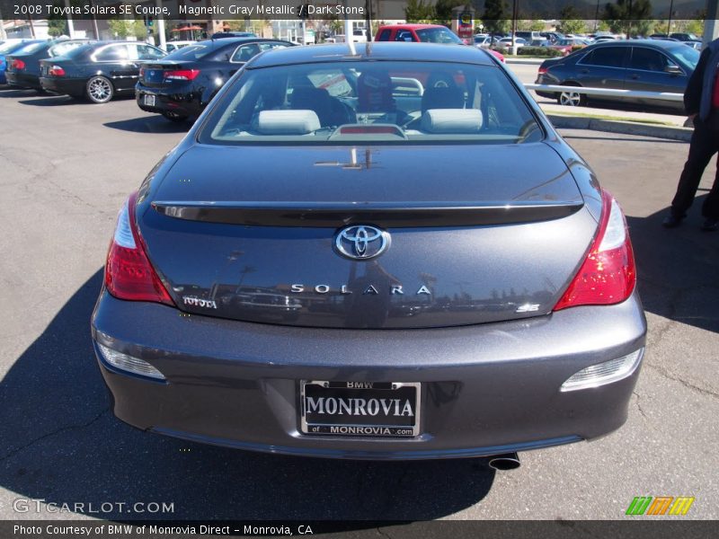 Magnetic Gray Metallic / Dark Stone 2008 Toyota Solara SE Coupe