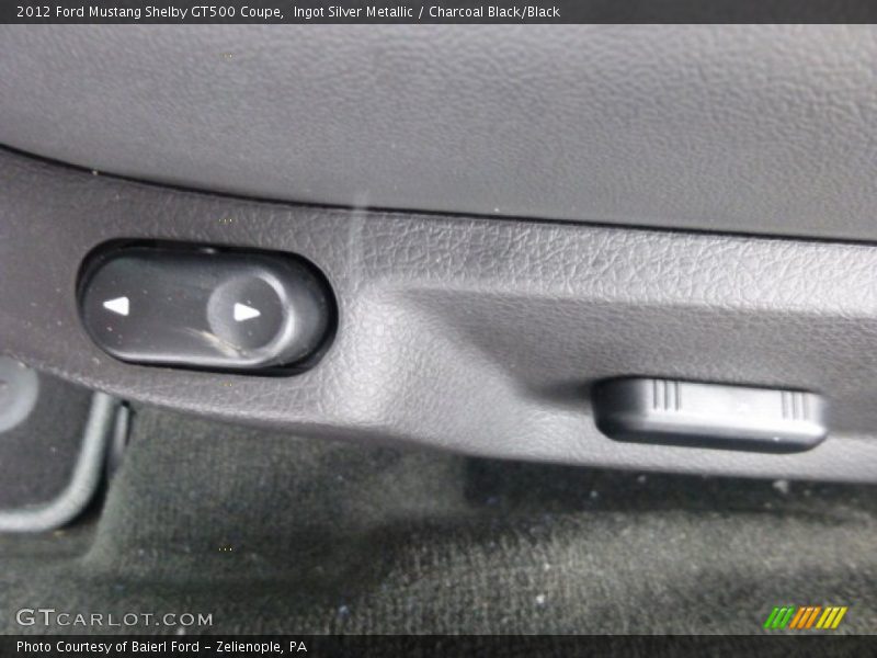 Ingot Silver Metallic / Charcoal Black/Black 2012 Ford Mustang Shelby GT500 Coupe