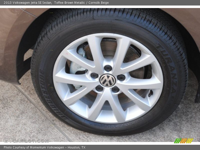 Toffee Brown Metallic / Cornsilk Beige 2013 Volkswagen Jetta SE Sedan