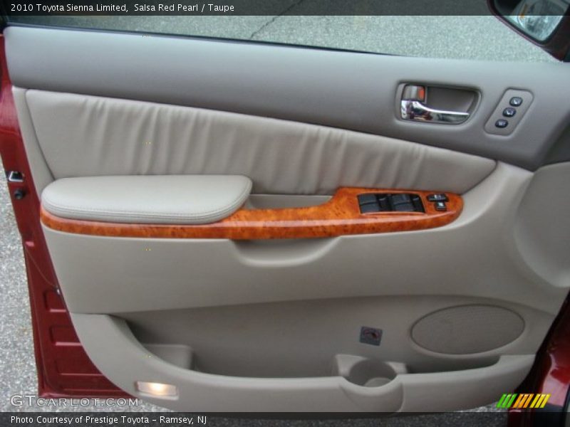 Salsa Red Pearl / Taupe 2010 Toyota Sienna Limited