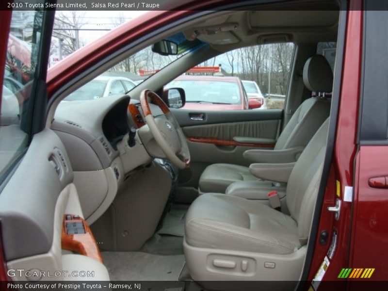 Salsa Red Pearl / Taupe 2010 Toyota Sienna Limited