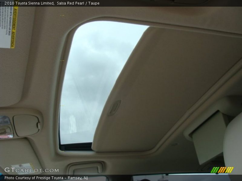 Salsa Red Pearl / Taupe 2010 Toyota Sienna Limited