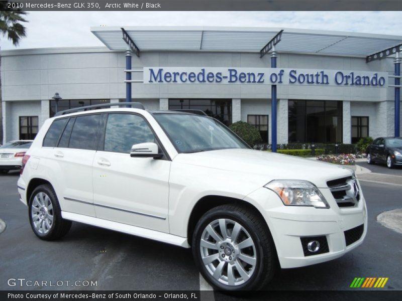 Arctic White / Black 2010 Mercedes-Benz GLK 350