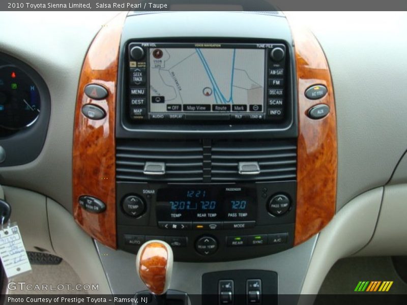 Salsa Red Pearl / Taupe 2010 Toyota Sienna Limited