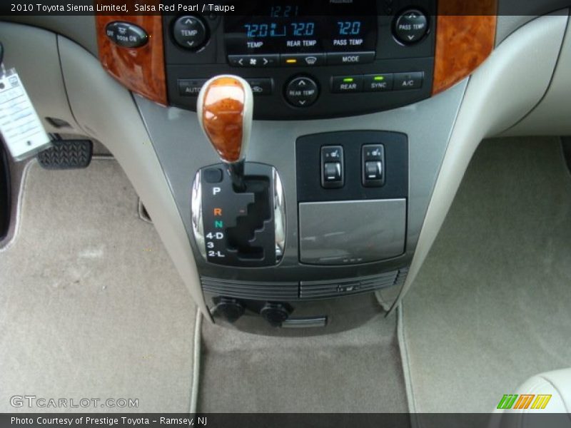 Salsa Red Pearl / Taupe 2010 Toyota Sienna Limited