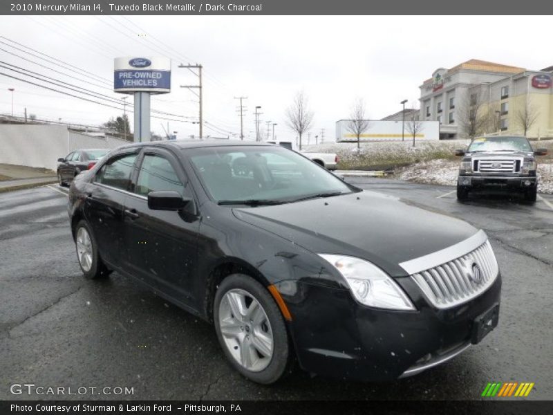 Tuxedo Black Metallic / Dark Charcoal 2010 Mercury Milan I4