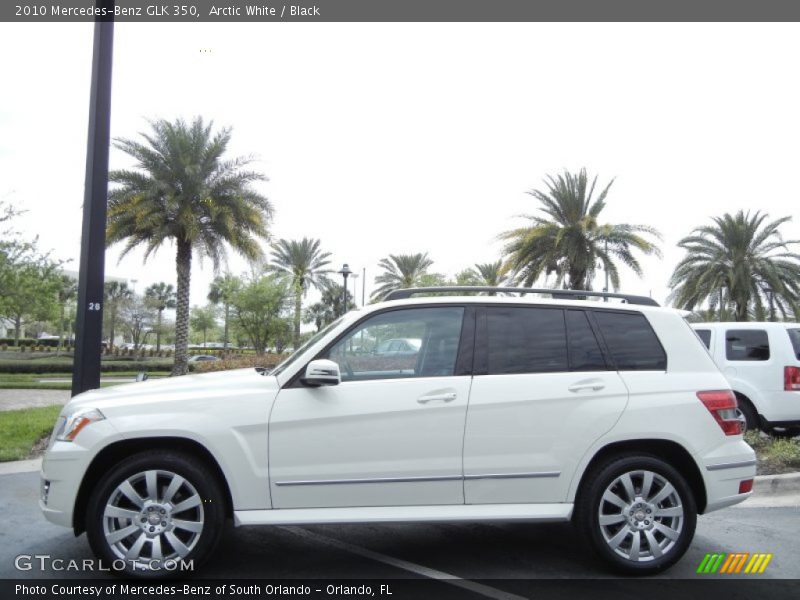 Arctic White / Black 2010 Mercedes-Benz GLK 350